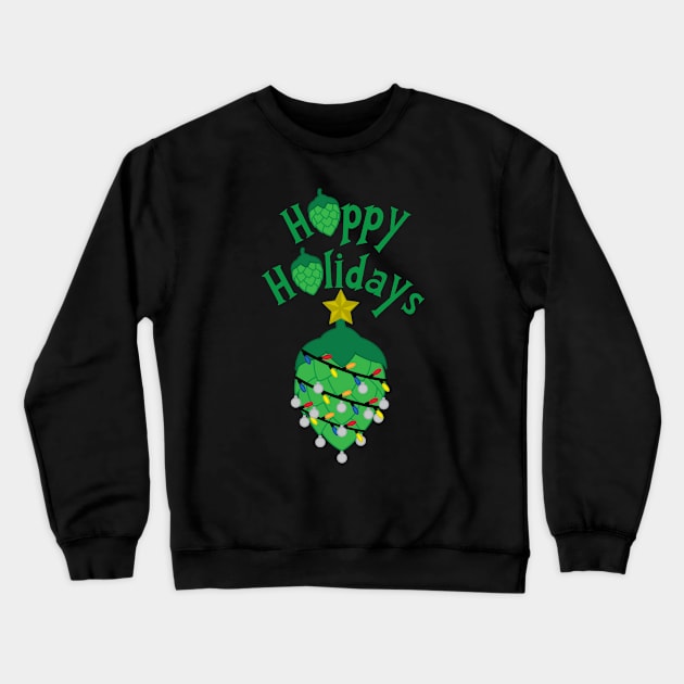 Hoppy Holidays Crewneck Sweatshirt by Leidemer Illustration 